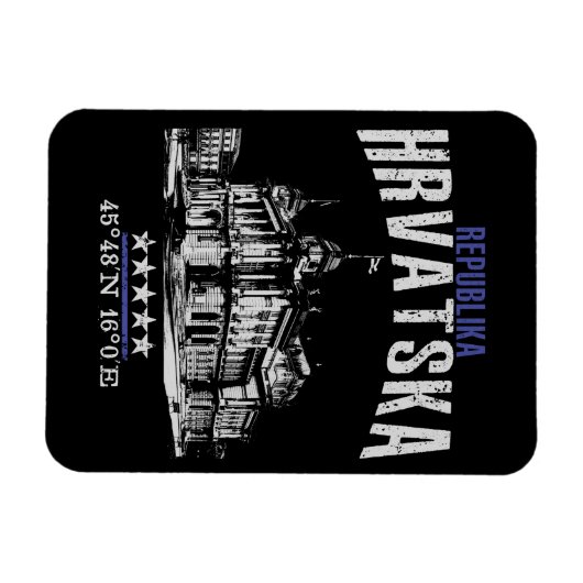 クロアチア マグネット (横)