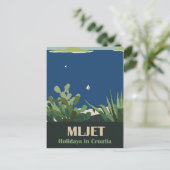 クロアチア,ムルジェット島 ポストカード (スタンド正面)