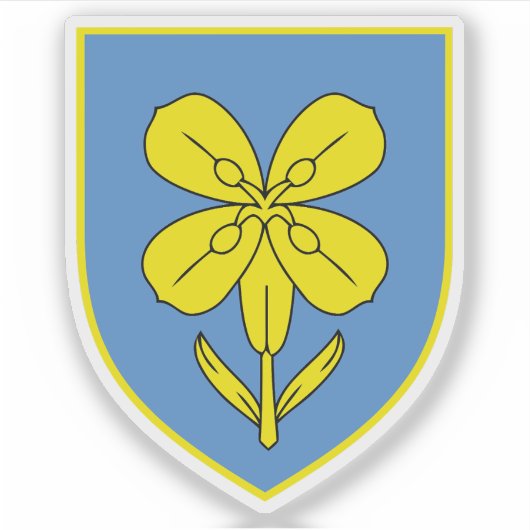 クロアチア、リカ・セン郡の紋章 シール (正面)