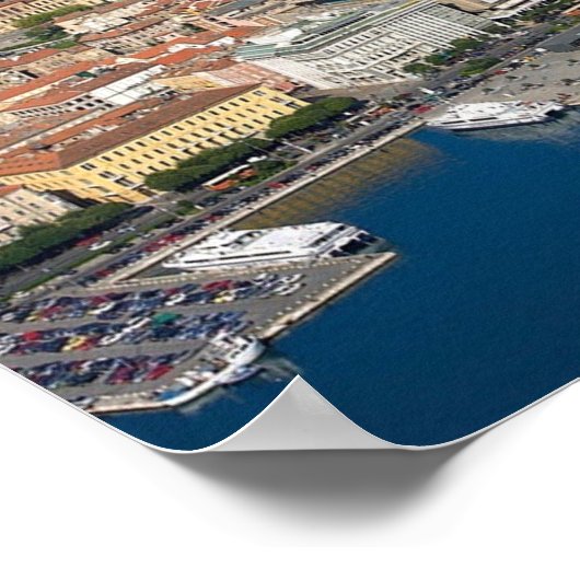 クロアチア – リジェカ –  ポスター (角)