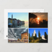 クロアチア，ロビンジ ポストカード (正面/裏面)