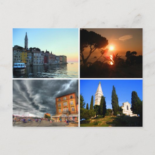 クロアチア，ロビンジ ポストカード (正面)