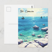 クロアチア ヴィス島 旅行 ポストカード (正面/裏面)