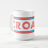 クロアチア – 愛で コーヒーマグカップ (正面左)