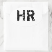 クロアチア 楕円形シール (バッグ)