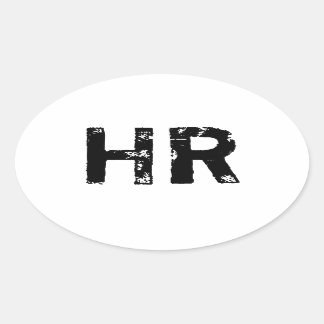 クロアチア 楕円形シール