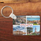クロアチア | Hrvatska |アドリア海 |イストリア キーホルダー (裏面)