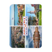 クロアチア | Hrvatska |アドリア海 |イストリア マグネット (縦)