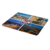 クロアチア | Hrvatska |ザグレブ |クロアチアの首都 カッティングボード (角)