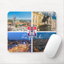 クロアチア | Hrvatska |ザグレブ |クロアチアの首都 マウスパッド