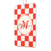 クロアチア | Hrvatska |名前モノグラム カーエアーフレッシュナー (左)