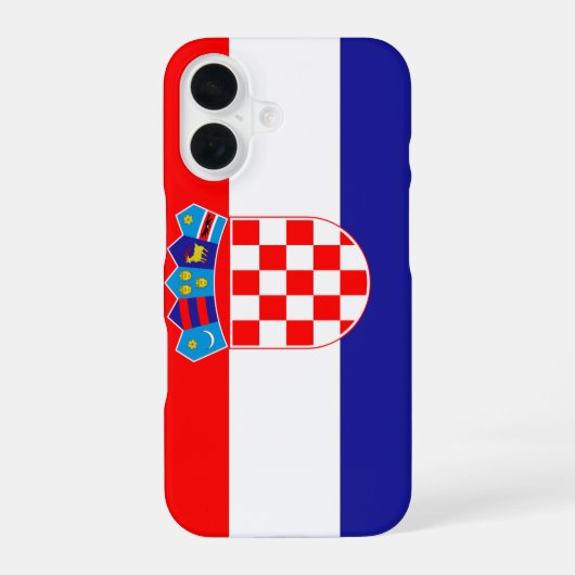 クロアチア iPhone 16ケース (裏面)