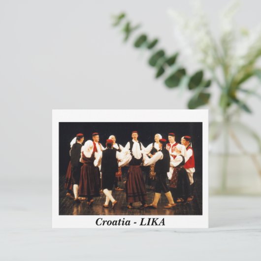 クロアチア – LIKA ポストカード (スタンド正面)