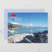 クロアチア | Lokrum島 | Dubrovnik | Hrvatska ポストカード (正面/裏面)