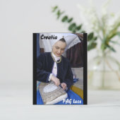 クロアチア、PAGレース ポストカード (スタンド正面)