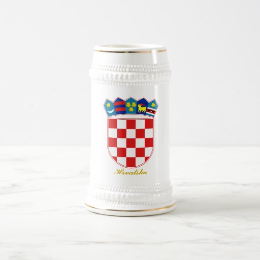 クロアチアCOA ビールジョッキ (中央)