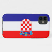 クロアチアHrvatska Case-Mate iPhoneケース (裏面(横))