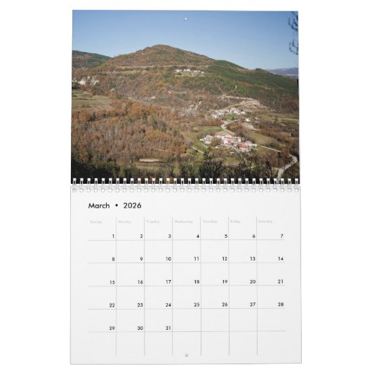 クロアチアIstra Istriaのカレンダー カレンダー (3月 2026)