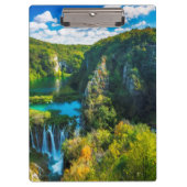クロアチエレガントアの滝の景色 クリップボード (正面)