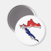 クロアチカッコいいア マグネット (正面/裏面)