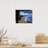 クロアチブラクアイランドボールゴールデンケープビーチ ポスター (キッチン)