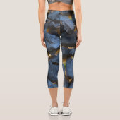 クロアチ素朴アの石壁写真 カプリレギンス (裏面)