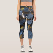 クロアチ素朴アの石壁写真 カプリレギンス (正面)