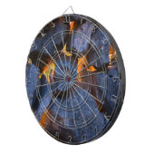 クロアチ素朴アの石壁写真 ダーツボード (正面右)