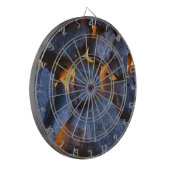 クロアチ素朴アの石壁写真 ダーツボード (正面左)