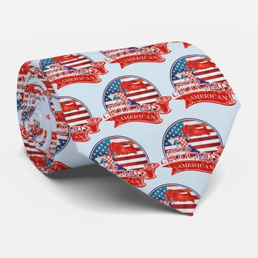 クロア誇りを持ったチアンアメリカンネクタイ ネクタイ (ロール)