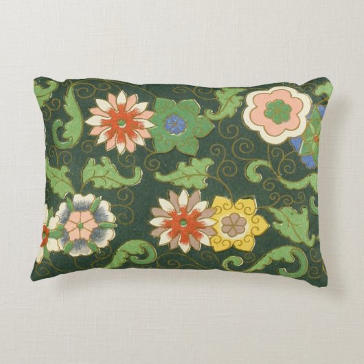 クロイソンヌ中国パタアジアンオリエンタル アクセントクッション (裏面)