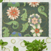 クロイソンヌ中国パタアジアンオリエンタル キッチンタオル (折り畳み)