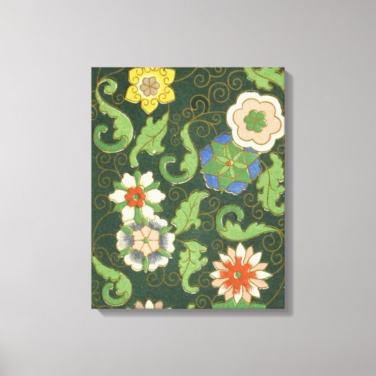 クロイソンヌ中国パタアジアンオリエンタル キャンバスプリント (正面)