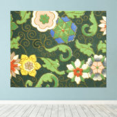 クロイソンヌ中国パタアジアンオリエンタル キャンバスプリント (インサイチュ (ウッドフロア))