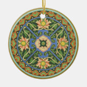 クロイソンヌ中国パタアジアンオリエンタル セラミックオーナメント (正面)