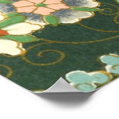 クロイソンヌ中国パタアジアンオリエンタル ポスター (角)