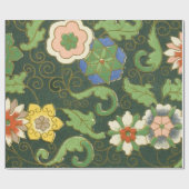 クロイソンヌ中国パタアジアンオリエンタル ラッピングペーパー (フラット)