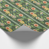 クロイソンヌ中国パタアジアンオリエンタル ラッピングペーパー (角)