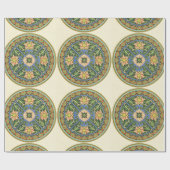 クロイソンヌ中国パタアジアンオリエンタル ラッピングペーパー (フラット)