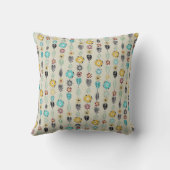 クロイソンリストライプネン クッション (裏面)