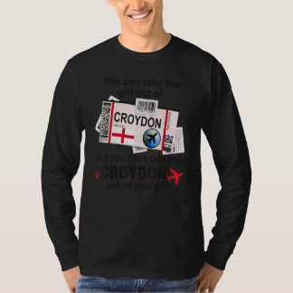 クロイドンの女の子 クロイドンの搭乗券 クロイドン Tシャツ