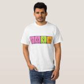 クロイド定期テーブル名のシャツ Tシャツ (正面フル)