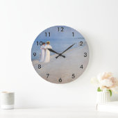 クロイヤー – サマー夕べオンスカーゲンビーチ ラージ壁時計 (ホーム)