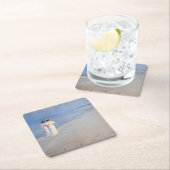 クロイヤー - スカゲンの夏の夕べ スクエアペーパーコースター (インサイチュ)