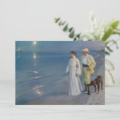 クロイヤー - ビーチでの画家と妻 招待状 (スタンド正面)