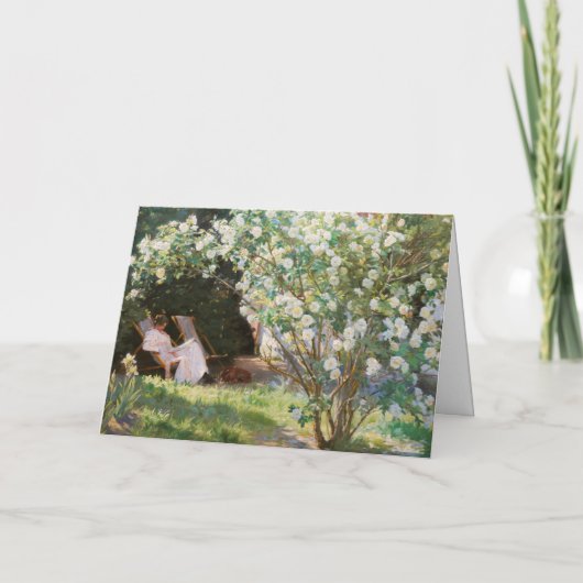 クロイヤー - 新年とスカゲンの浜辺 シーズンカード (裏面)