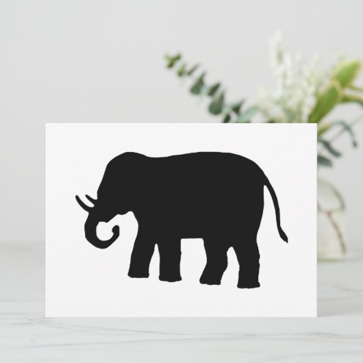 クロイロの象 招待状 (スタンド正面)