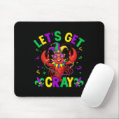 クロウおもしろいィッシュの衣装はCray Cray Mardi Grを取得する マウスパッド (マウス)