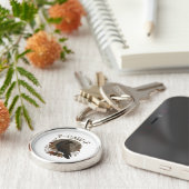 クロウおもしろいF-Caw-Fユーモアゴシック基本トレンディーS キーホルダー (側面)