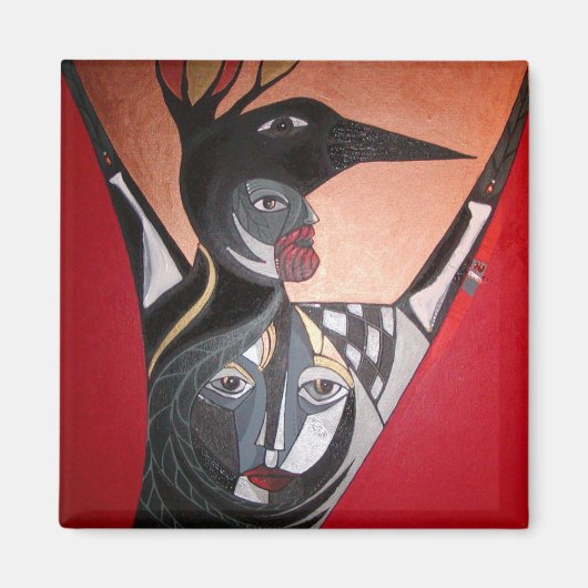 クロウお祝い マグネット (正面)